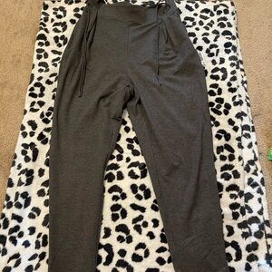 Gym Shark sweats with ties on top right and left, size medium